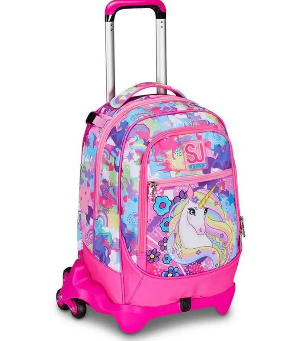 Trolley scuola SJ Jack 3 ruote Unibraid