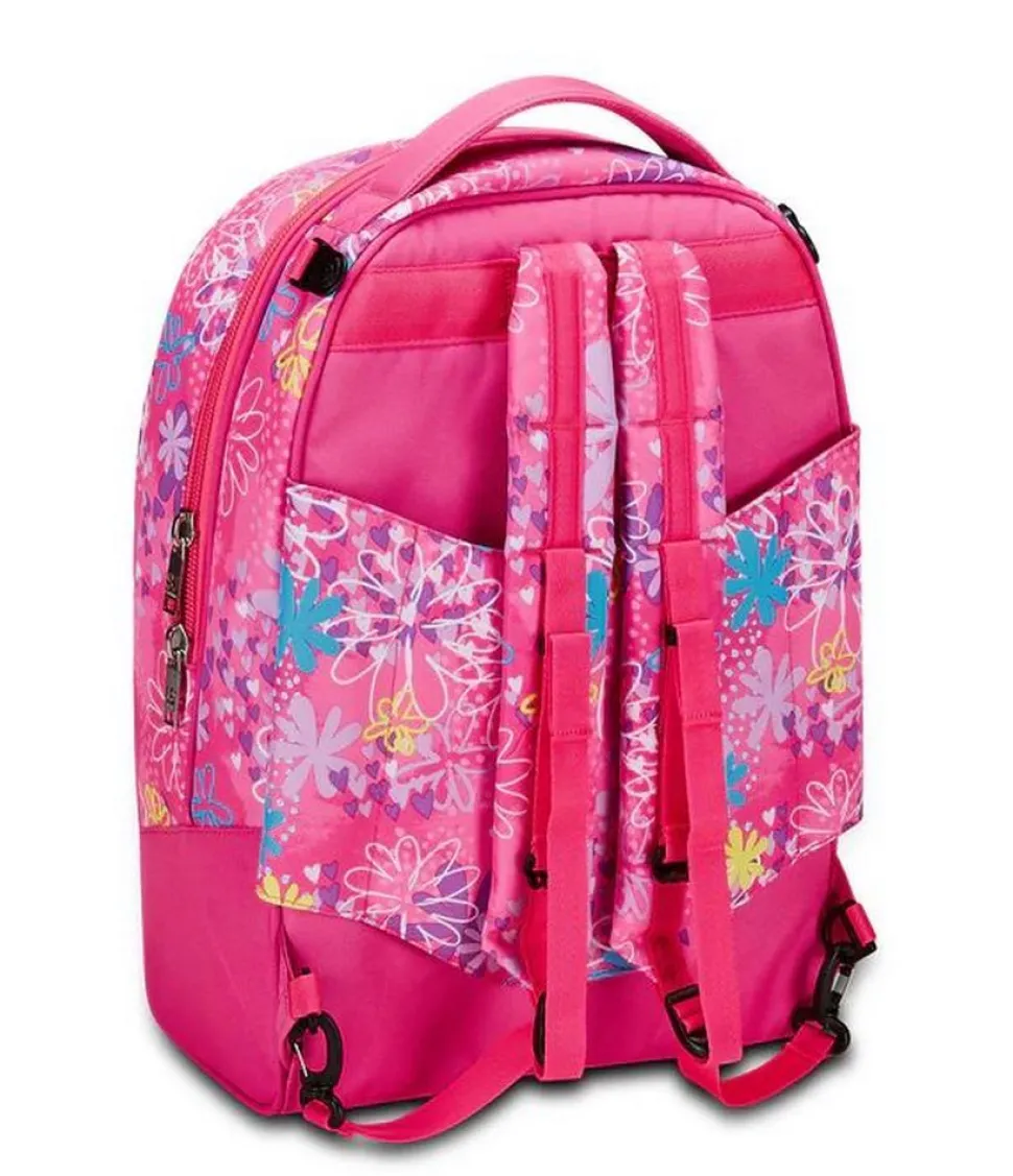 Trolley scuola SJ Jack 3 ruote Unicorn Led