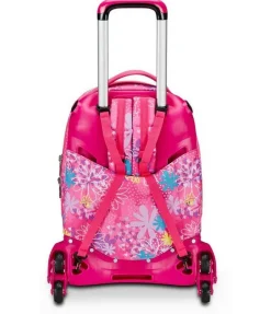 Trolley scuola SJ Jack 3 ruote Unicorn Led