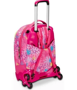 Trolley scuola SJ Jack 3 ruote Unicorn Led