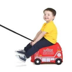 Valigia per bambini cavalcabile Trunki Frank Fire Truck
