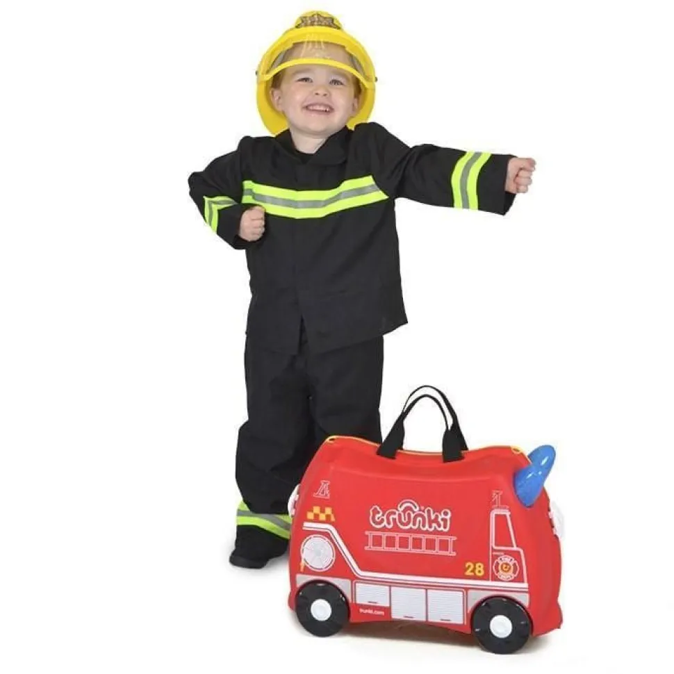 Valigia per bambini cavalcabile Trunki Frank Fire Truck