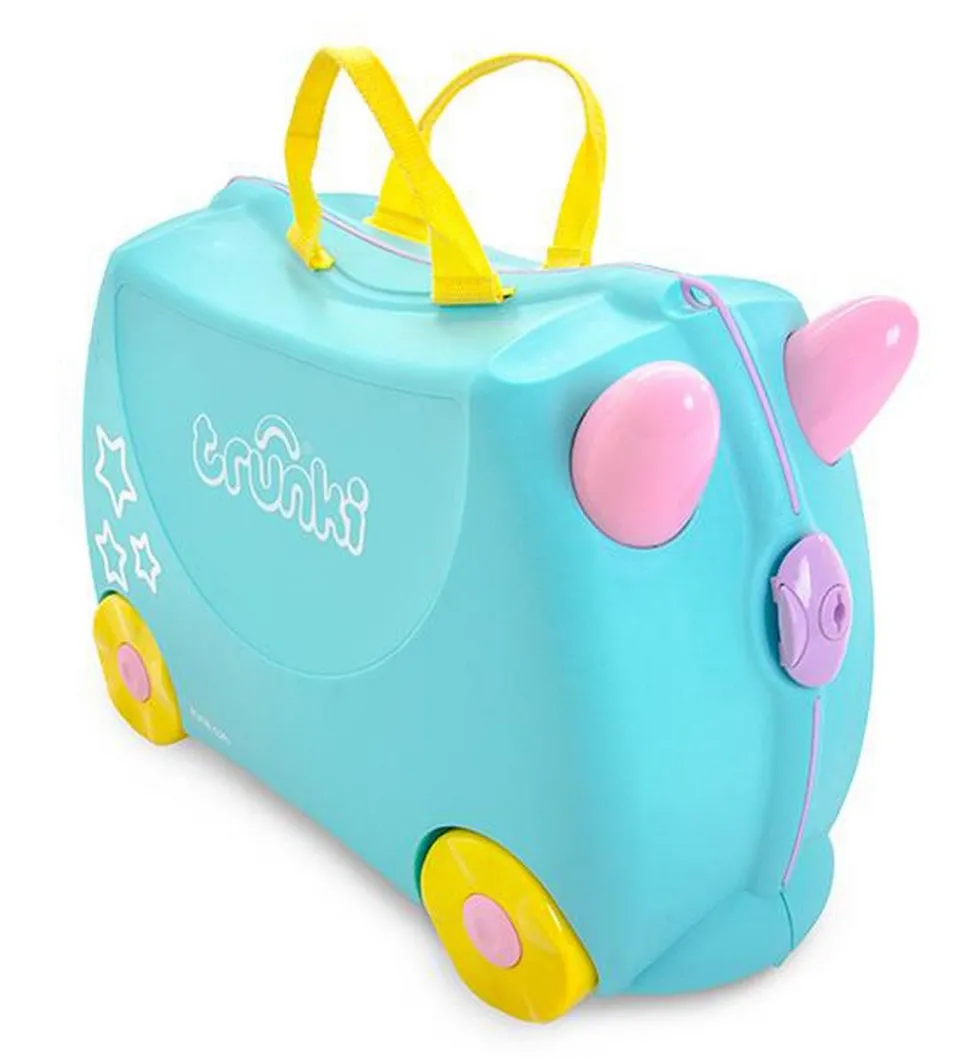 Valigia per bambini cavalcabile Trunki Una the Unicorn