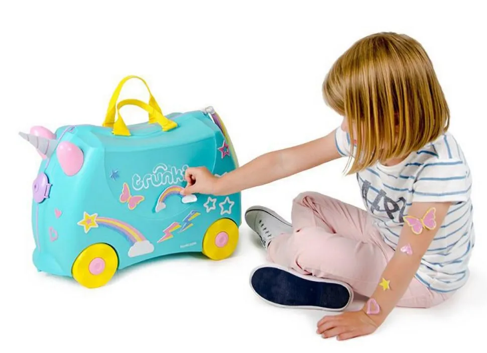 Valigia per bambini cavalcabile Trunki Una the Unicorn