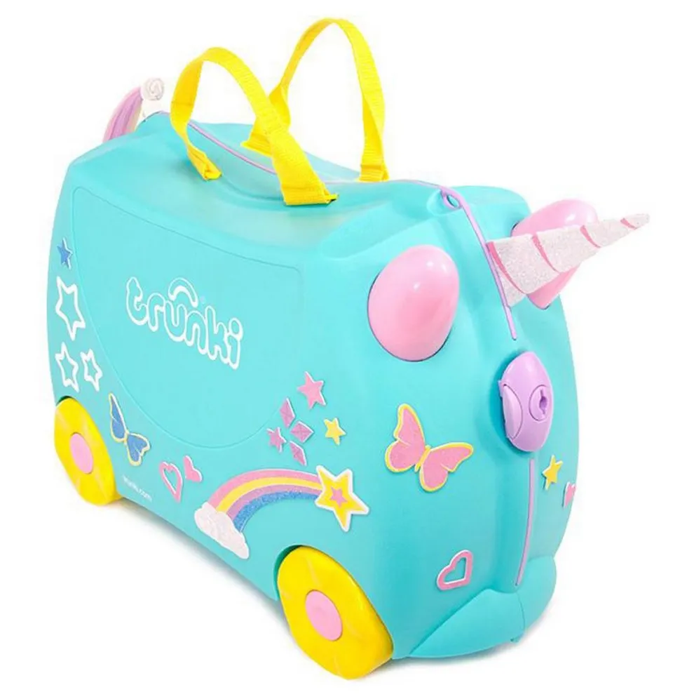 Valigia per bambini cavalcabile Trunki Una the Unicorn