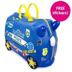 Valigia per bambini cavalcabile Trunki Percy the Police