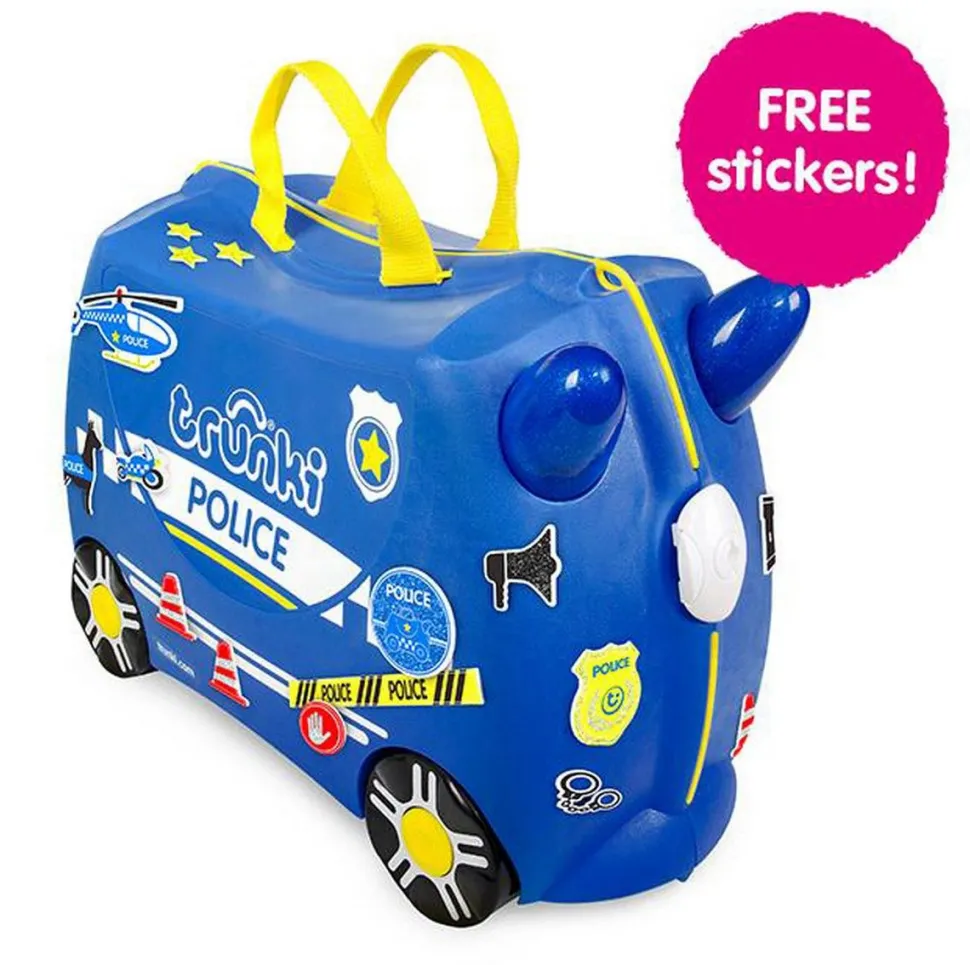 Valigia per bambini cavalcabile Trunki Percy the Police
