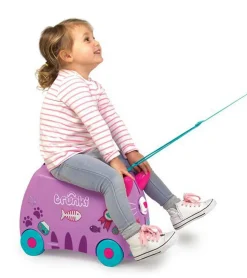 Valigia per bambini cavalcabile Trunki Cassie the Cat
