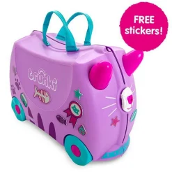 Valigia per bambini cavalcabile Trunki Cassie the Cat