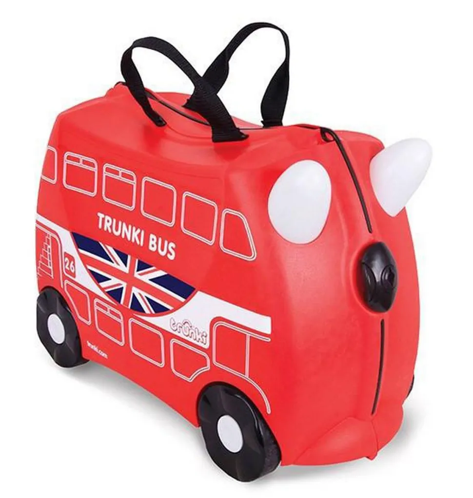 Valigia per bambini cavalcabile Trunki Boris the Bus