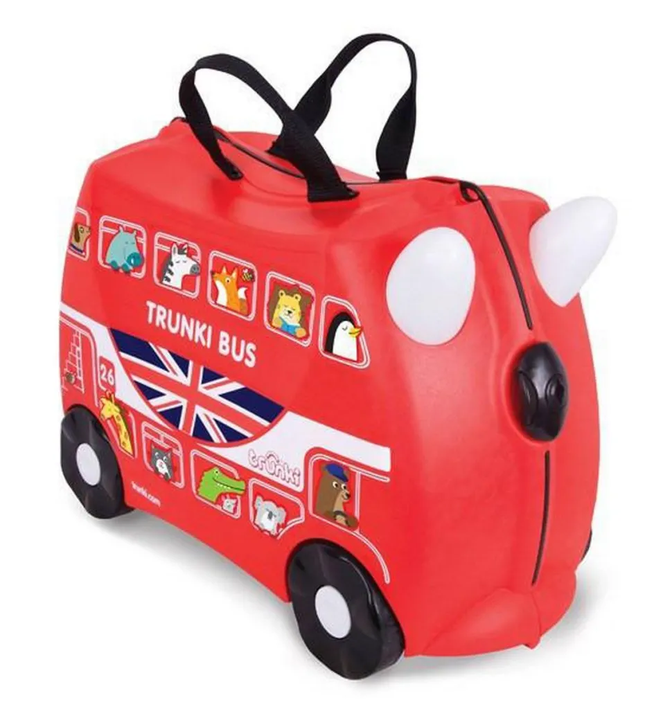 Valigia per bambini cavalcabile Trunki Boris the Bus