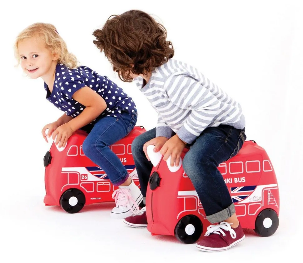 Valigia per bambini cavalcabile Trunki Boris the Bus