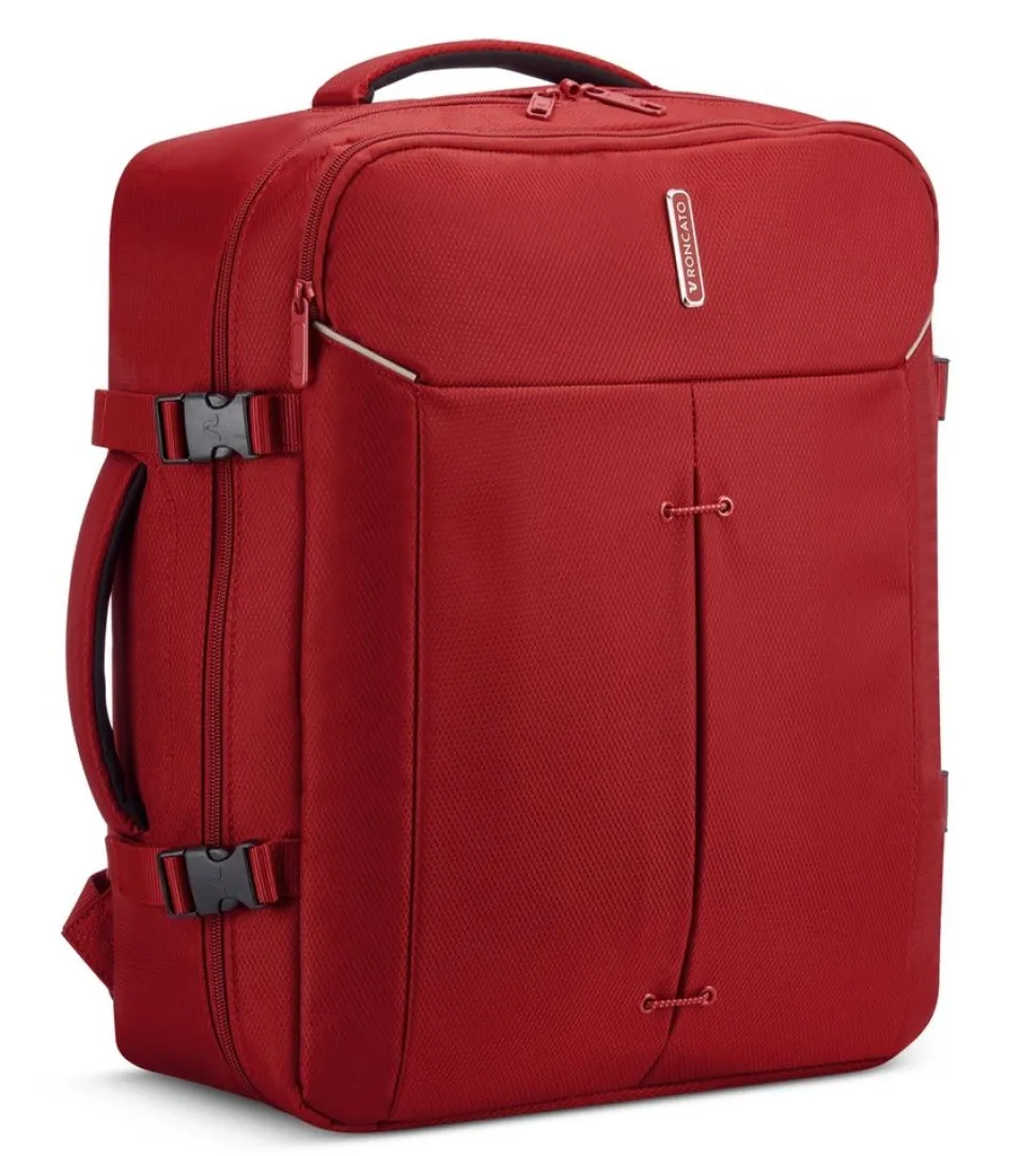 Zaino cabina Easyjet 45x36x18 Roncato Ironik 2.0 5326 Rosso