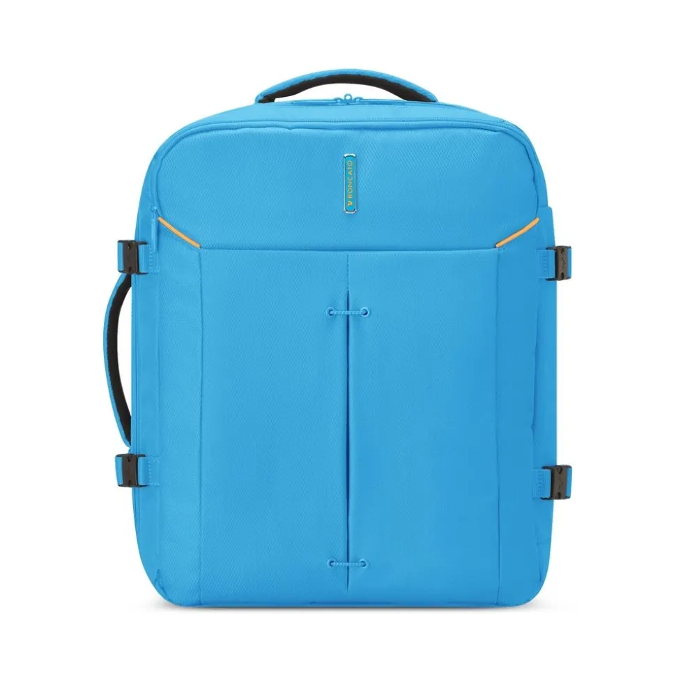 Zaino cabina Easyjet 45x36x18 Roncato Ironik 2.0 5326 Sky Blu