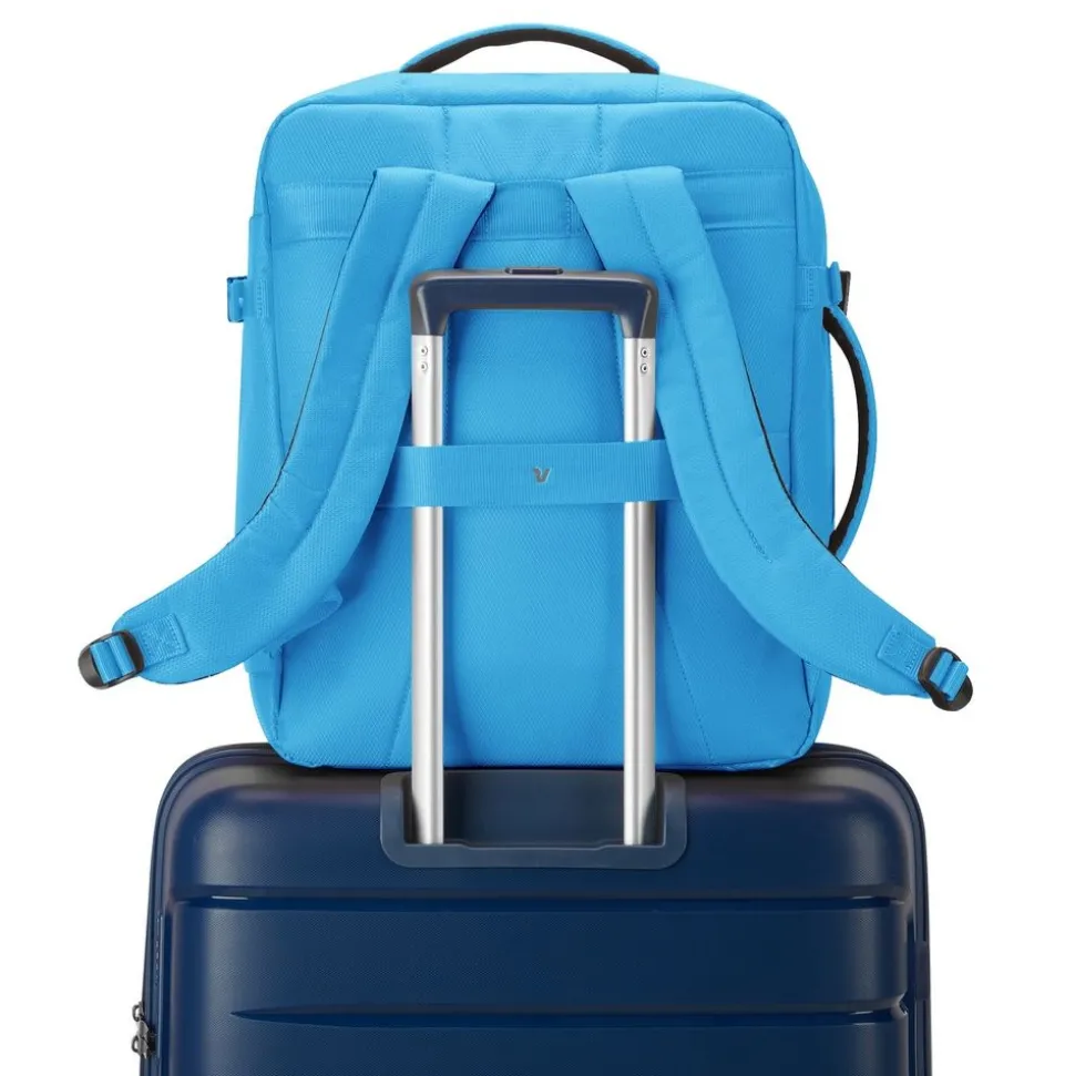 Zaino cabina Easyjet 45x36x18 Roncato Ironik 2.0 5326 Sky Blu