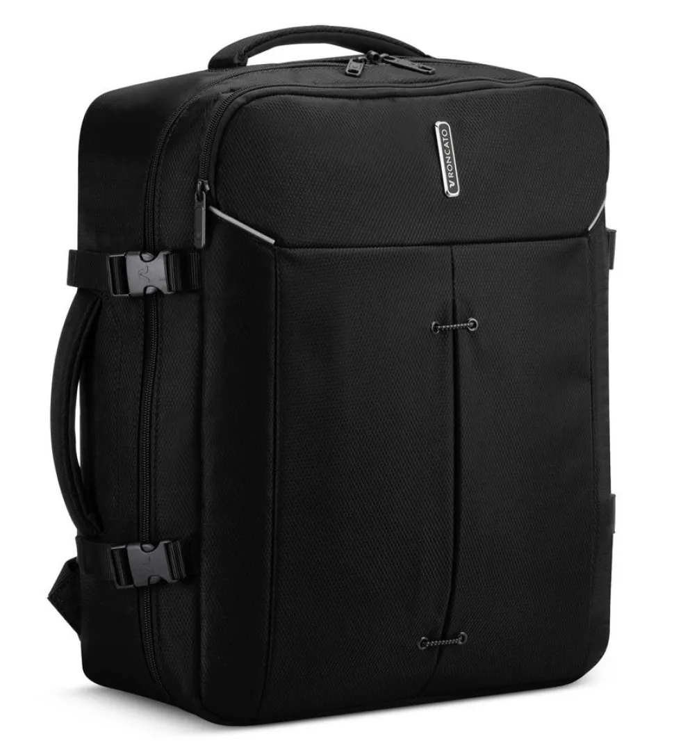 Zaino cabina Easyjet 45x36x18 Roncato Ironik 2.0 5326 Nero