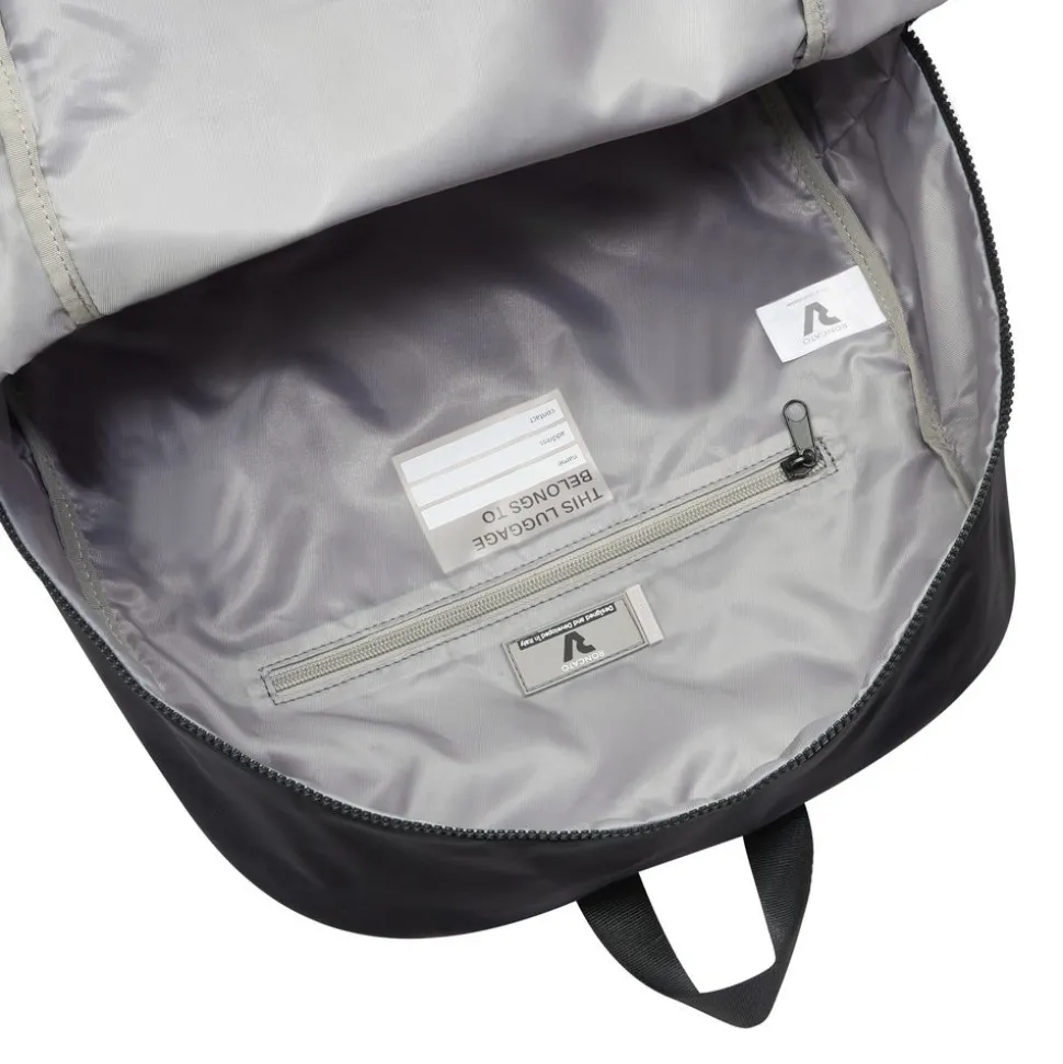 Zaino cabina pieghevole Ryanair 40x20x25 Roncato Compact 2010 Nero Fumo