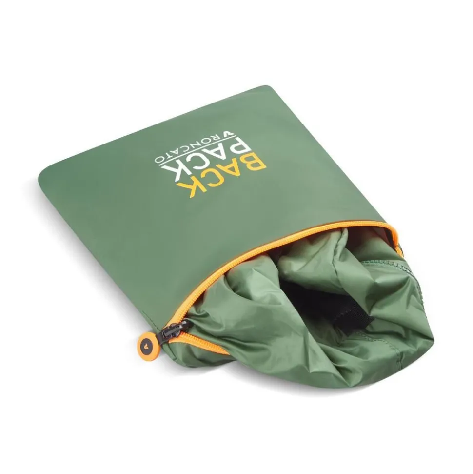Zaino cabina pieghevole Ryanair 40x20x25 Roncato Compact Neon 2010 Verde Militare