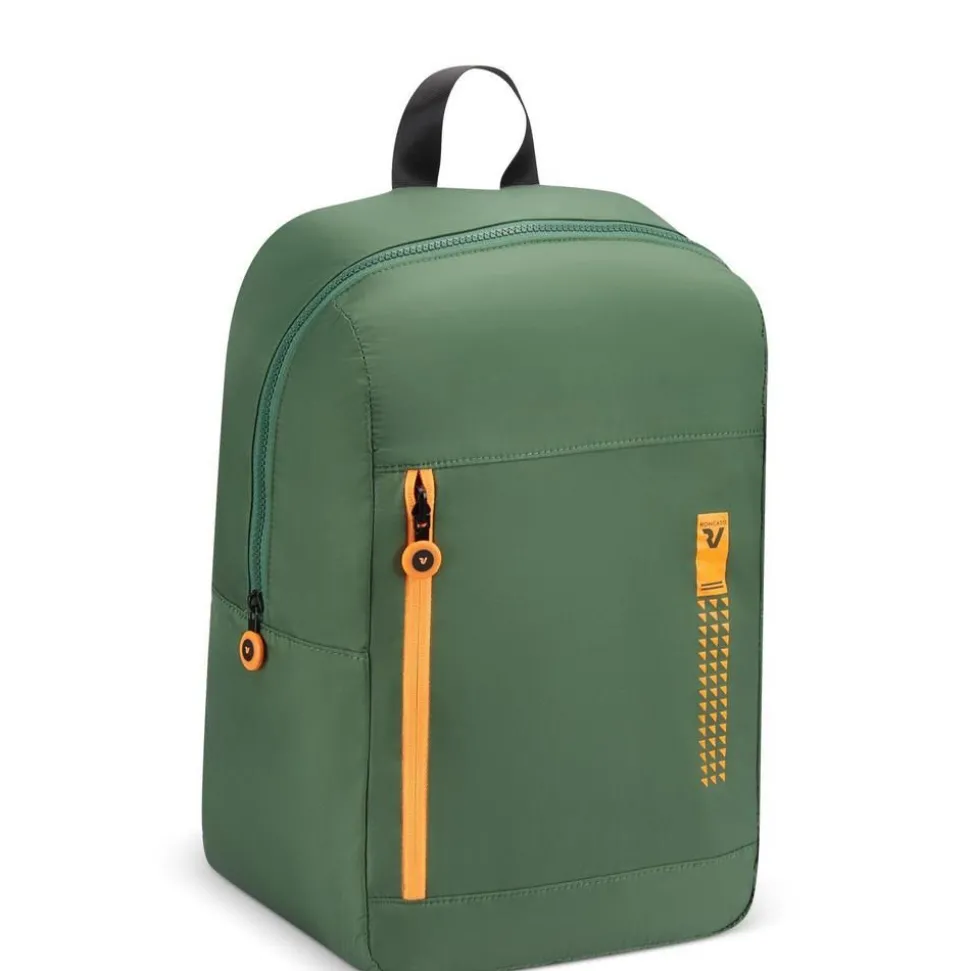Zaino cabina pieghevole Ryanair 40x20x25 Roncato Compact Neon 2010 Verde Militare