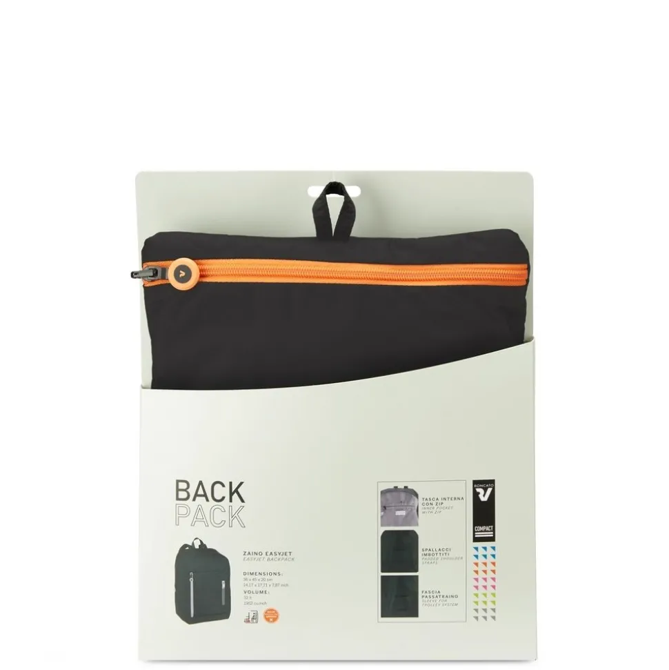 Zaino cabina pieghevole 45x36x20 Roncato Compact 2012 Arancio