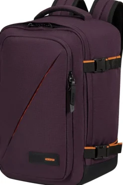 Zaino cabina Ryanair 40x20x25 American Tourister Take2Cabin S Dark Plum