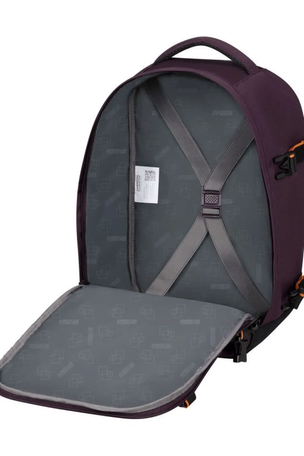 Zaino cabina Ryanair 40x20x25 American Tourister Take2Cabin S Dark Plum