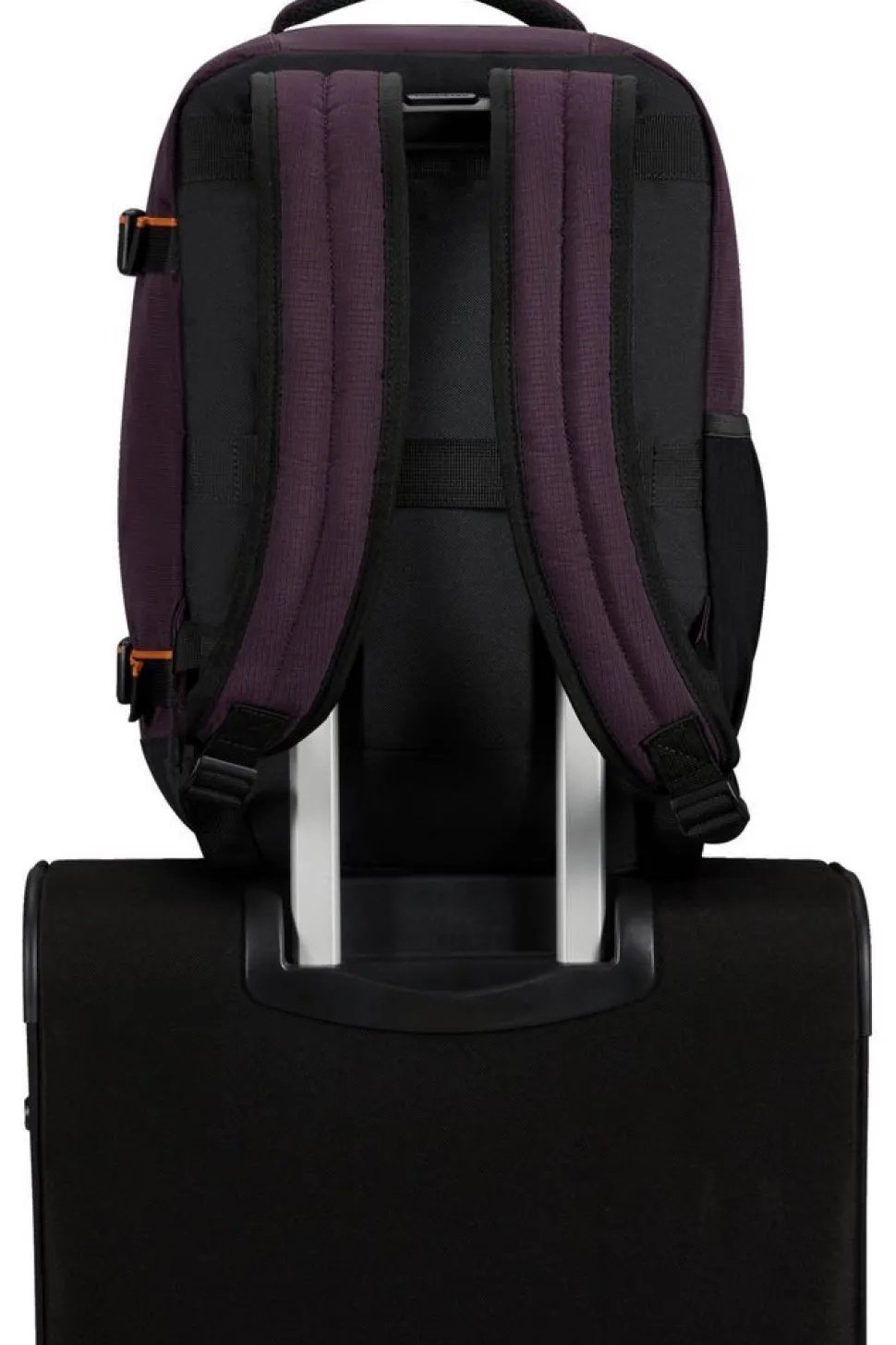 Zaino cabina Ryanair 40x20x25 American Tourister Take2Cabin S Dark Plum