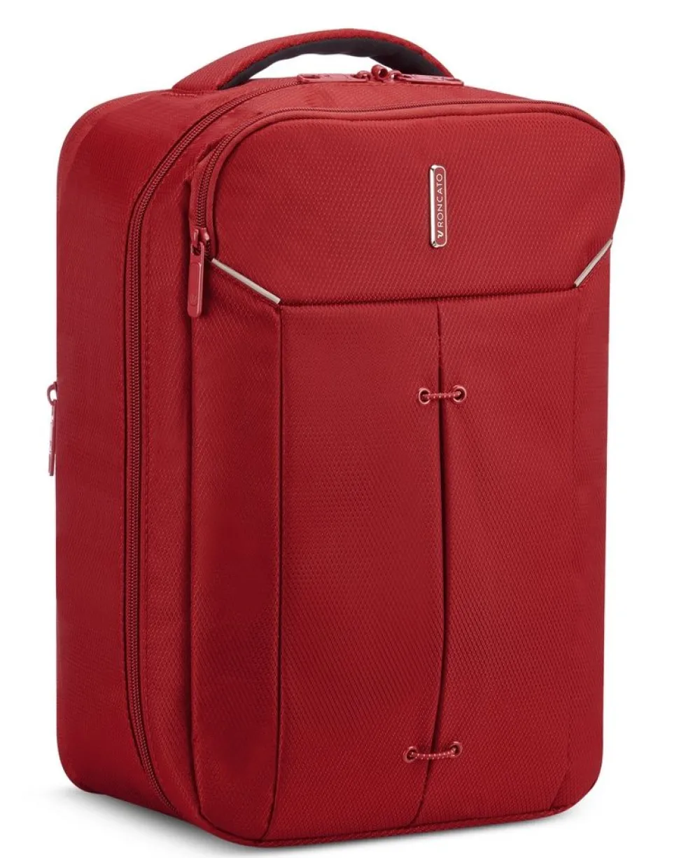 Zaino cabina Ryanair 40x20x25 Roncato Ironik 2.0 5336 Rosso