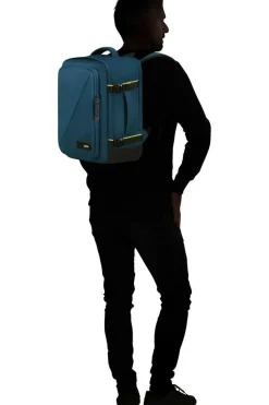 Zaino cabina 40x30x20 American Tourister Take2Cabin M/S Harbor Blue