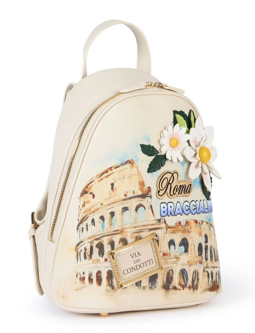 Zaino donna Braccialini Cartoline Roma