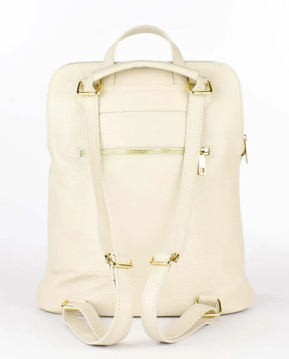 Zaino donna in pelle 001 Beige