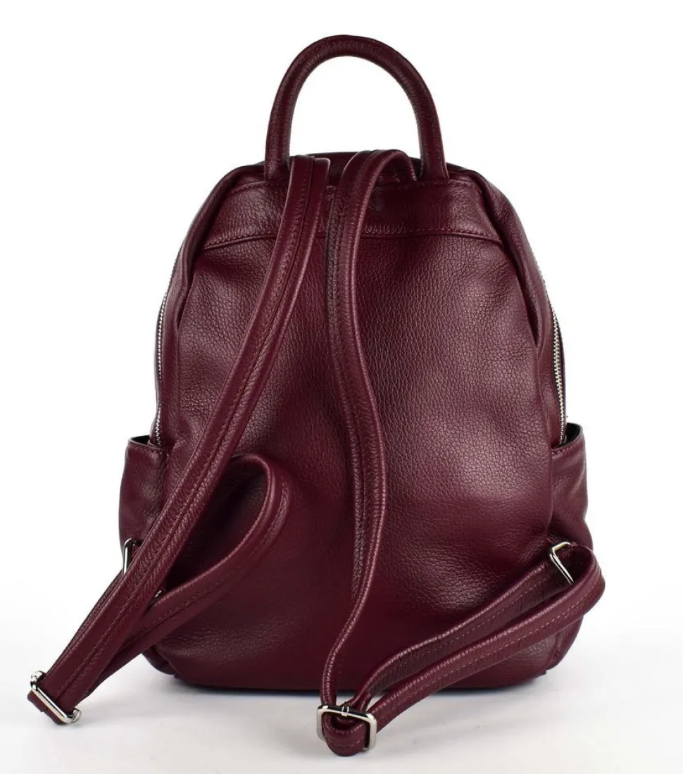 Zaino donna in pelle 20167 Bordeaux
