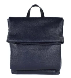 Zaino donna in pelle BP32 Blu