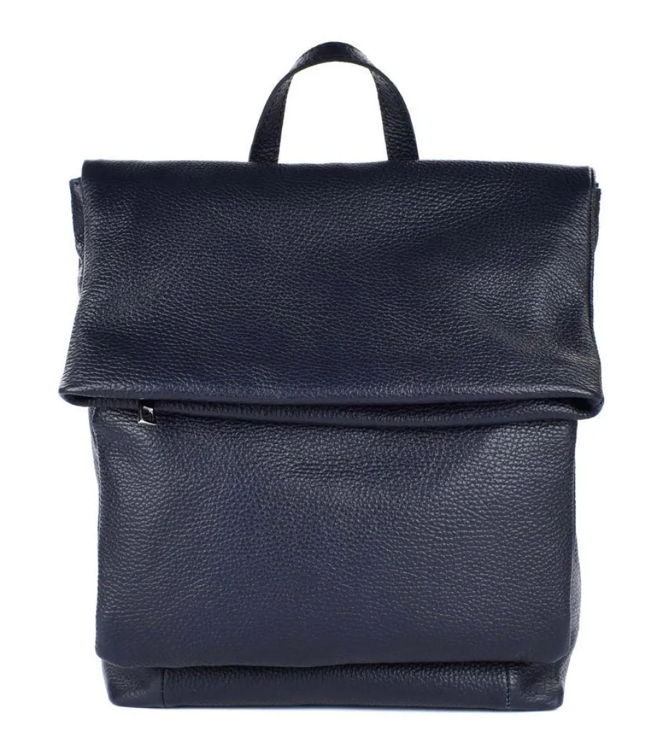 Zaino donna in pelle BP32 Blu