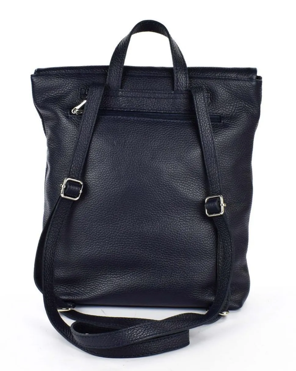 Zaino donna in pelle BP32 Blu