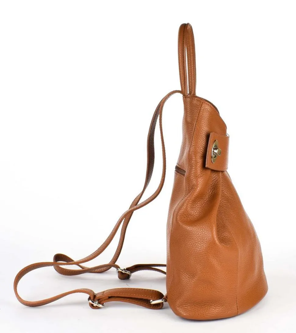 Zaino donna in pelle 20142 Cuoio