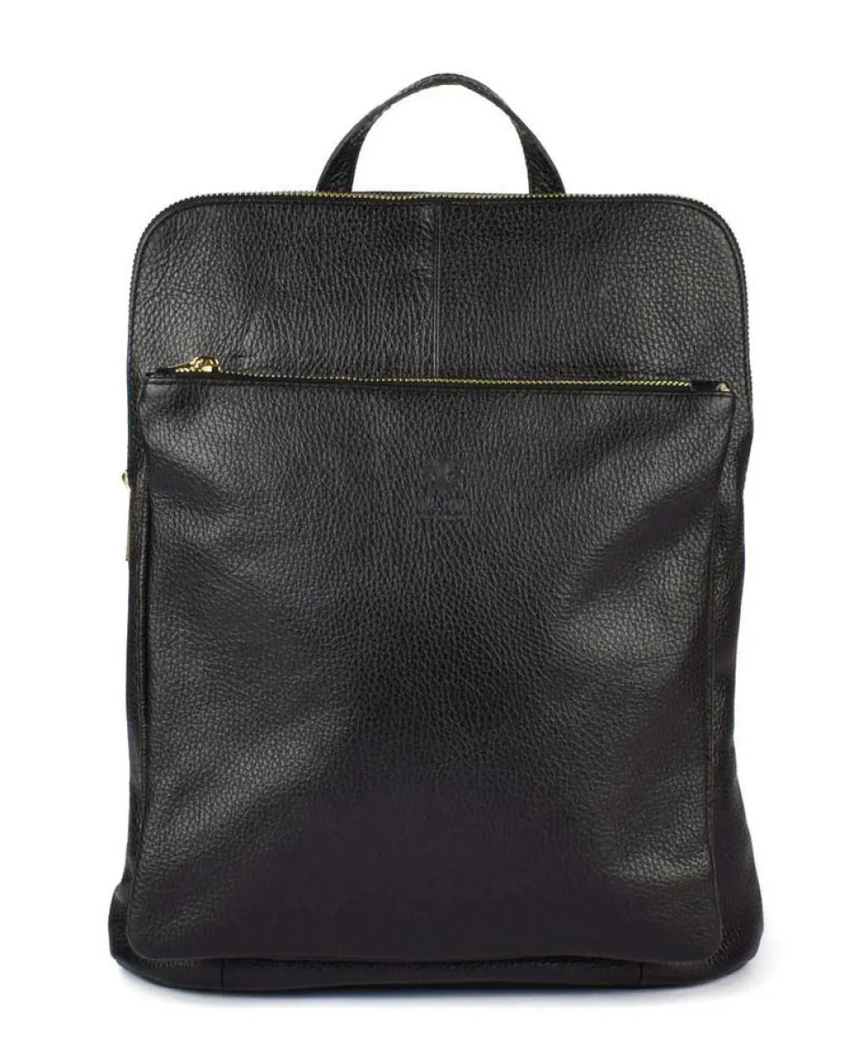 Zaino donna in pelle 001 Nero