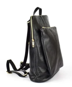 Zaino donna in pelle 001 Nero
