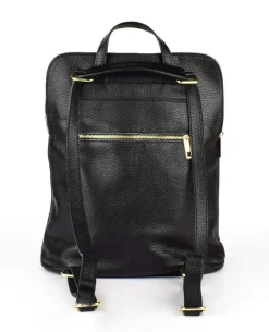 Zaino donna in pelle 001 Nero