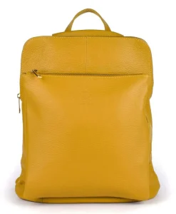 Zaino donna in pelle 001 Ocra