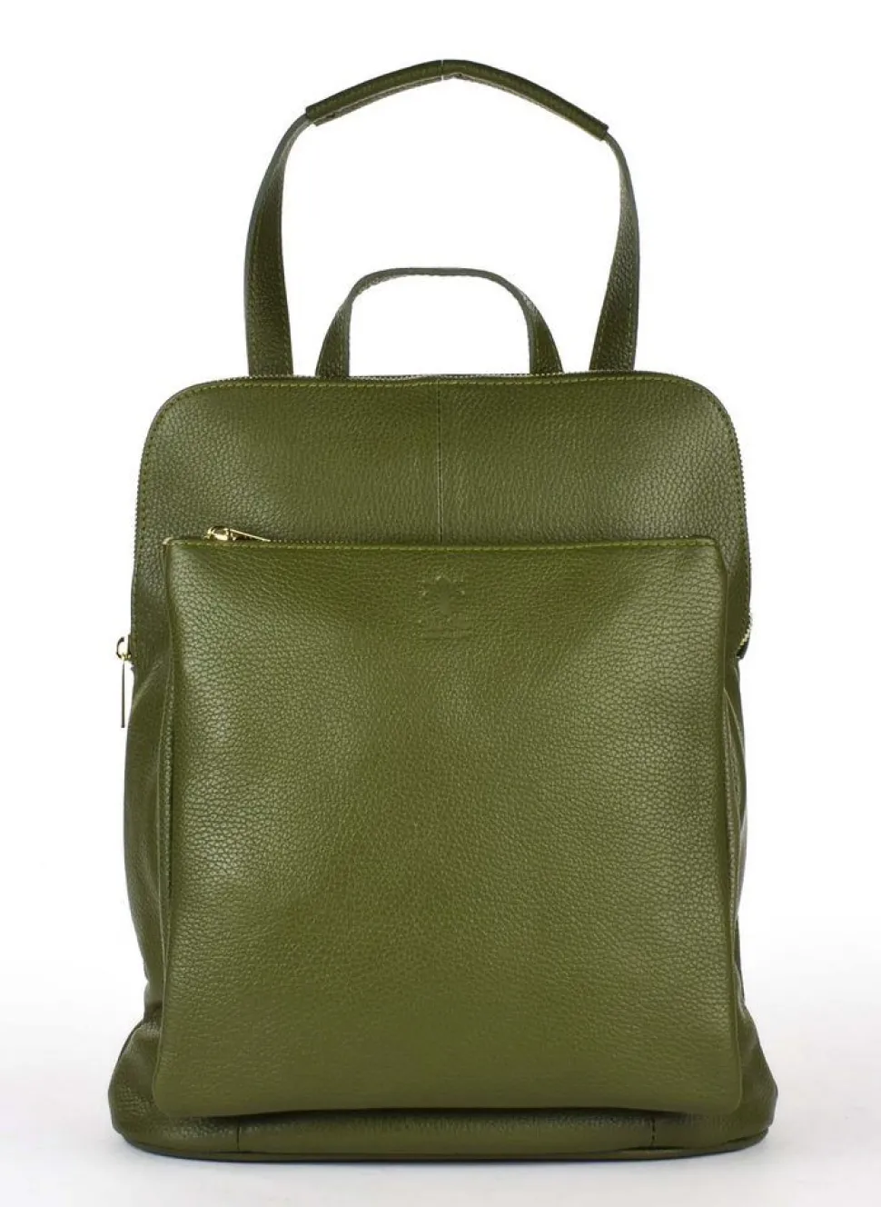 Zaino donna in pelle 001 Verde