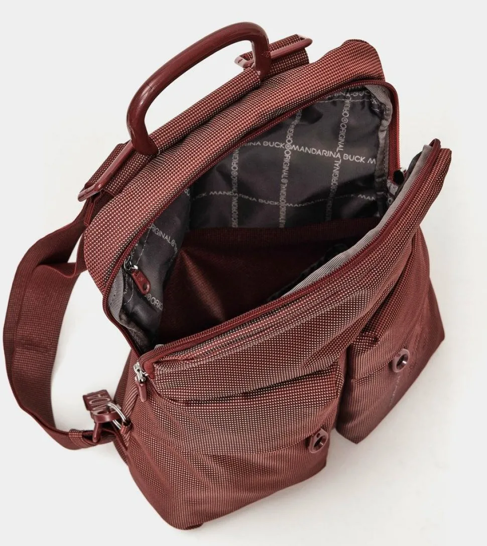 Zaino donna Mandarina Duck MD20 MTZ4 Caramel Cafe