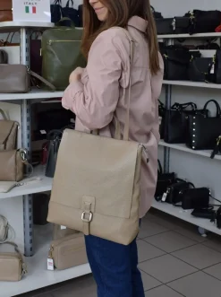 Zaino donna tracollabile 20150 Ecru