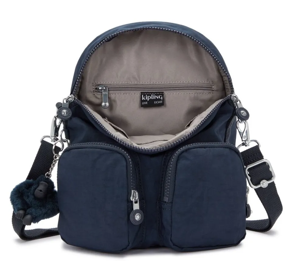 Zaino e tracolla Kipling FireFly UP Blue Bleu