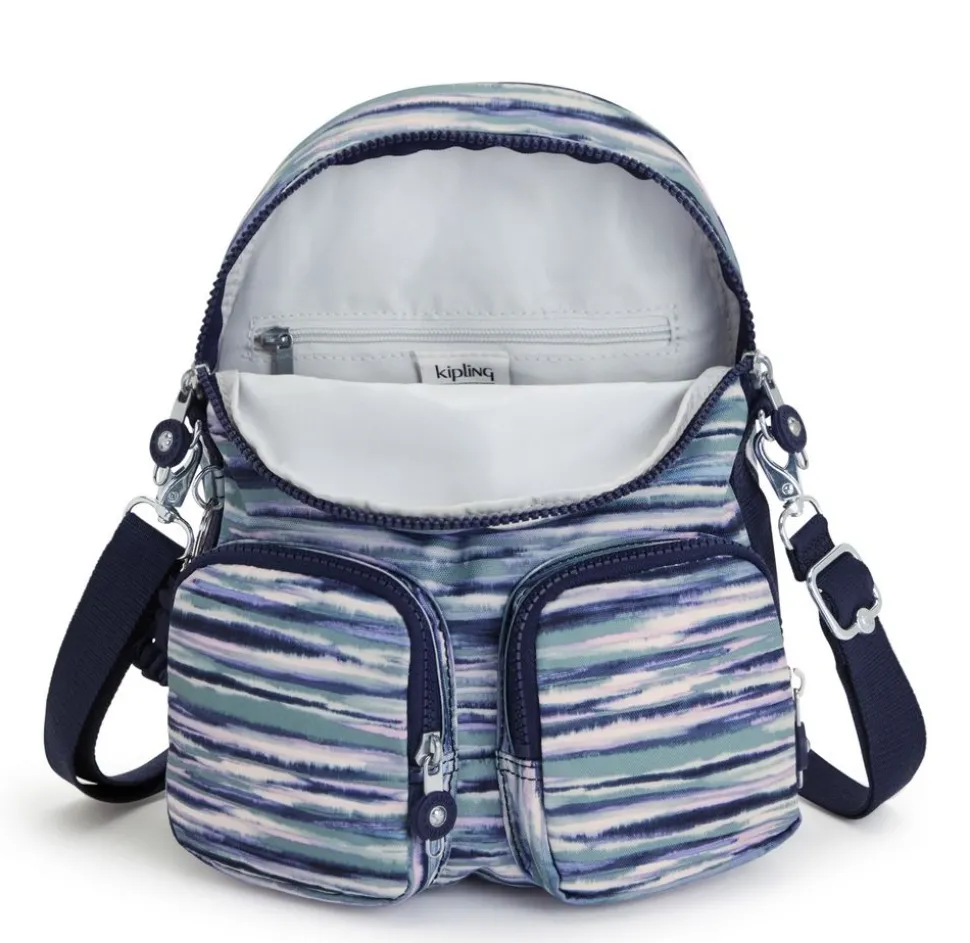 Zaino e tracolla Kipling FireFly UP Brush Stripes