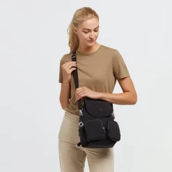Zaino e tracolla Kipling FireFly UP Black Noir