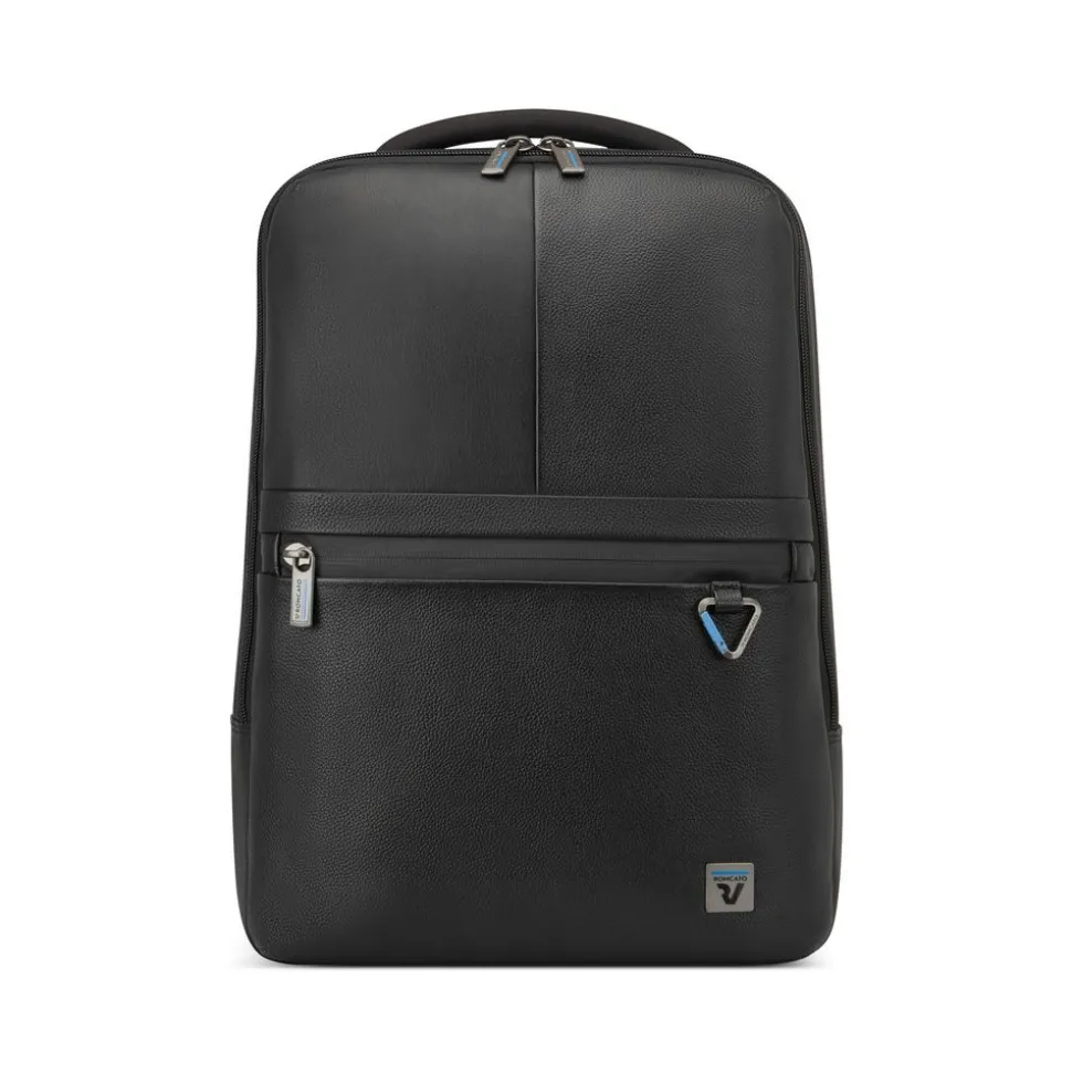 Zaino in pelle Roncato Trial DLX 1141 Nero