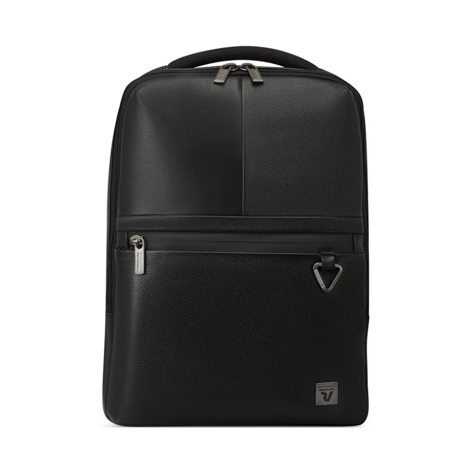 Zaino in pelle Roncato Trial DLX 1140 Nero