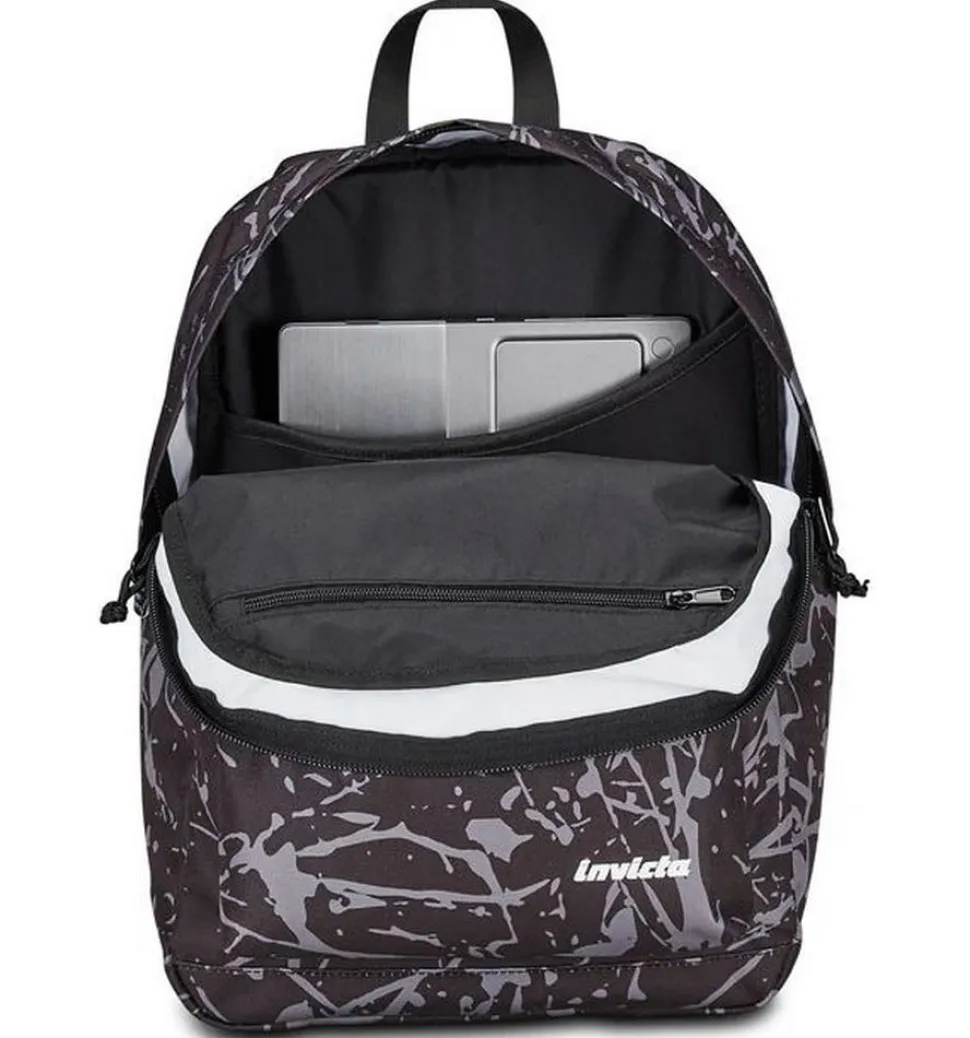 Zaino Invicta Carlson Plain Fantasy Black Dripping