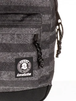 Zaino Invicta Carlson Stripes Texture Grigio FT6